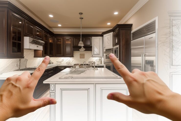 person-pointing-kitchen-island-with-word-kitchen-it_818261-2369